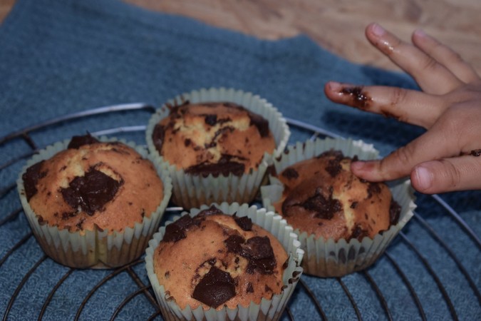 muffins et petites mains